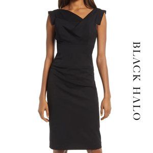 BLACK HALO | Original Jackie O Sheath Dress (Black)